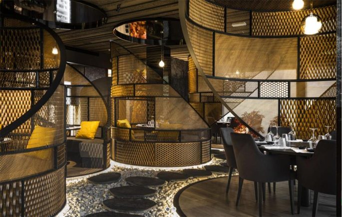 expanded brass mesh-project