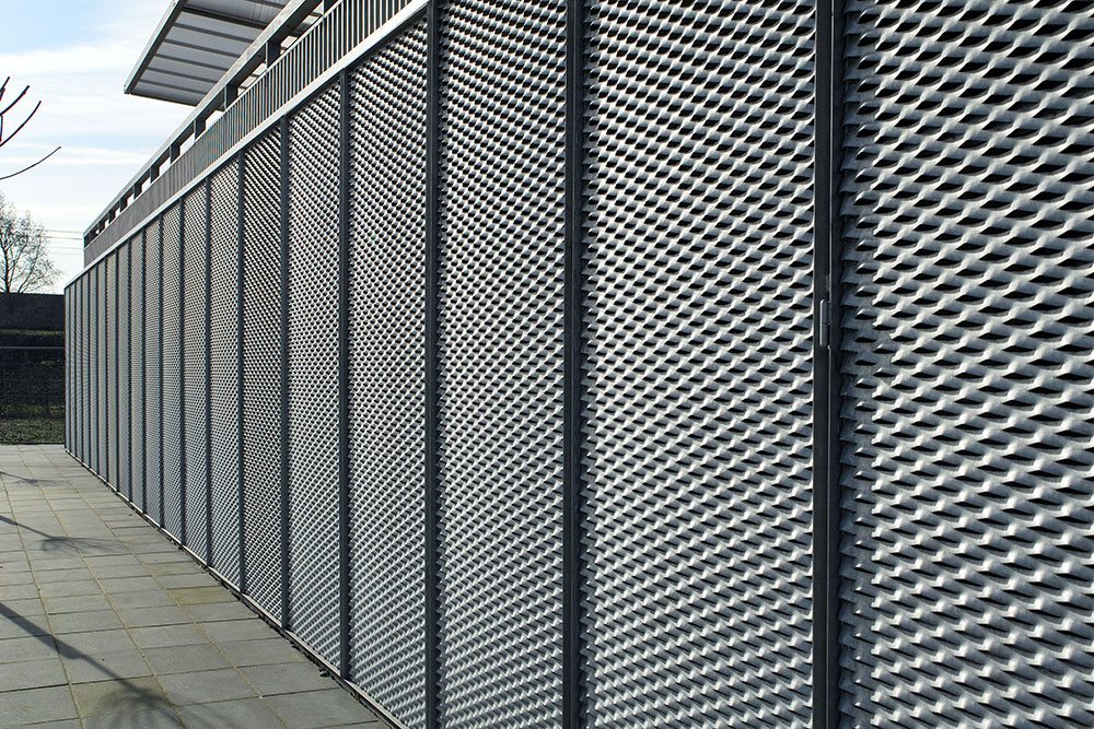 expanded metal wall cladding