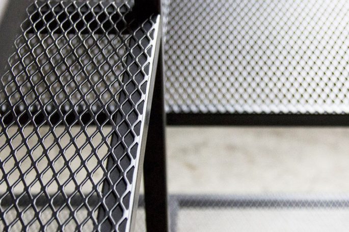 flattened expanded mesh